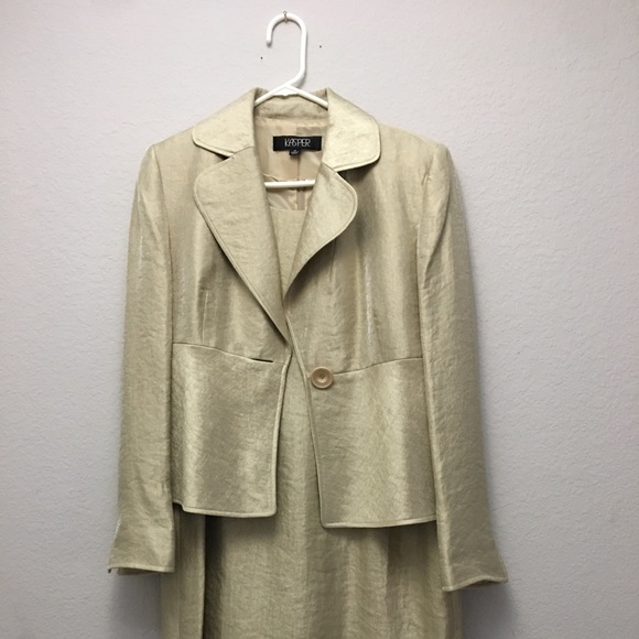Kasper dress with coat - Picture 4 of 4